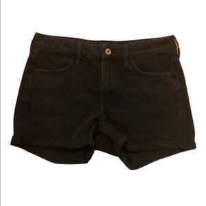 H&M denim black jean shorts